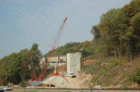 I-64 Dunbar to South Charleston Bridge Construction