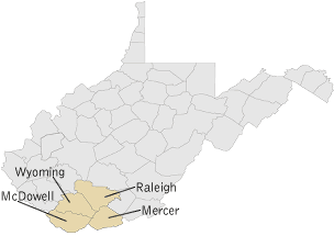 District Ten Counties: McDowell, Mercer, Raleigh and Wyoming
