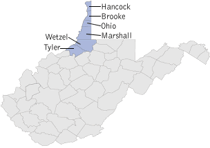 District Six Counties: Brooke, Hancock, Marshall, Ohio, Tyler and Wetzel
